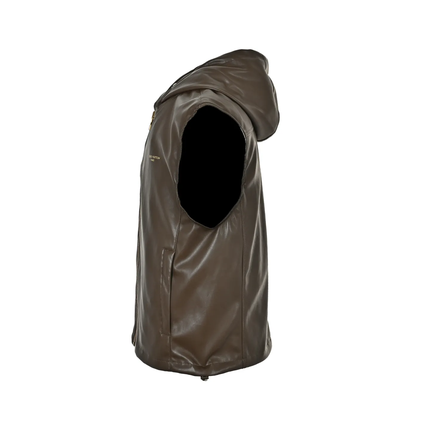 Louis Vuitton/Louis Vuitton checked leather double-sided vest